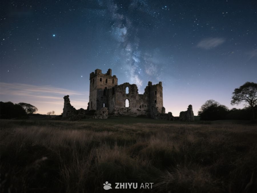 星空下的古老废墟 179