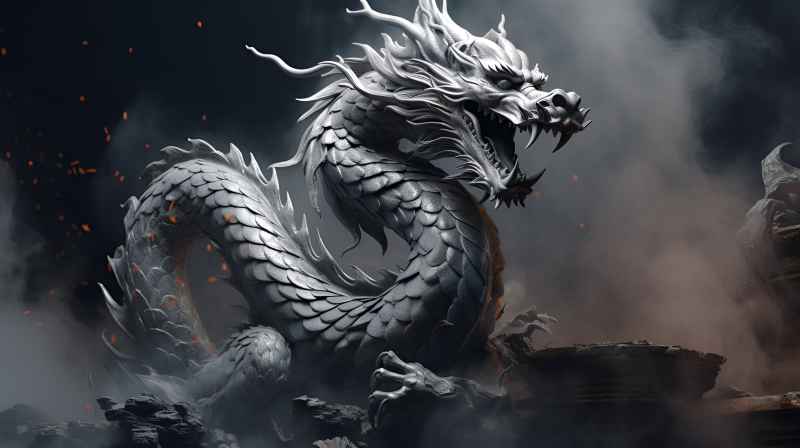 龙年，中国龙，背景图