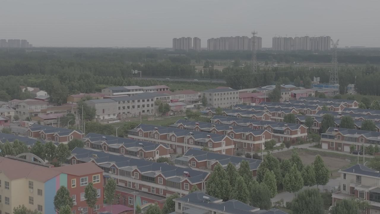 城市住宅区航拍