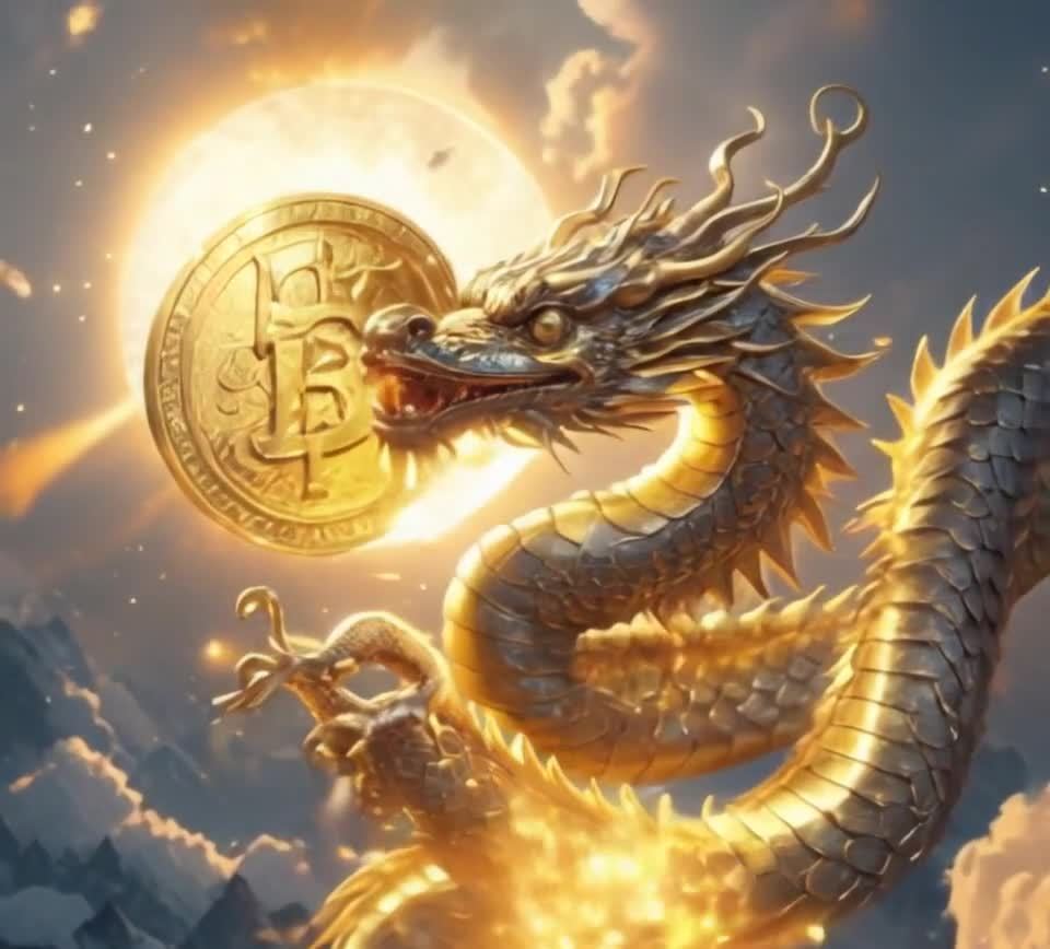 天空中悬挂着一枚巨大的金币，它发出耀眼的光芒，类似