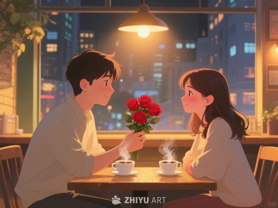 咖啡馆里的浪漫夜晚 397