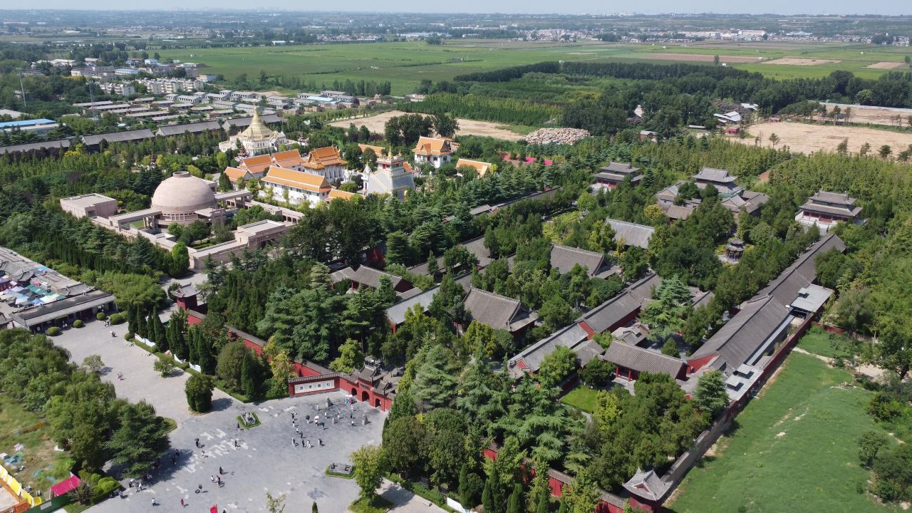航拍洛阳白马寺 2