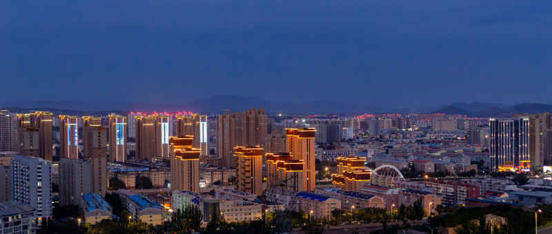 张家口夜景