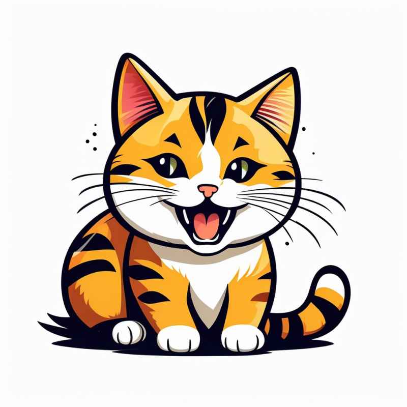可爱的猫咪独立元素 10