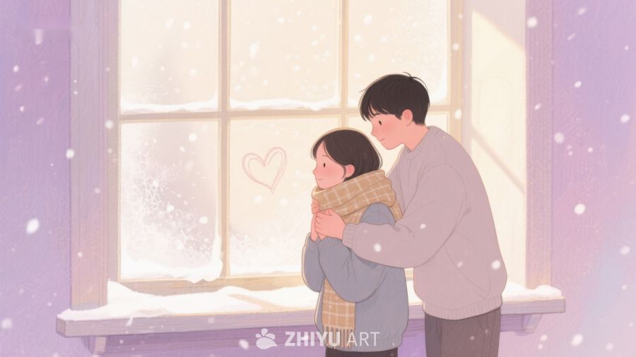 冬日窗前的温暖拥抱 117