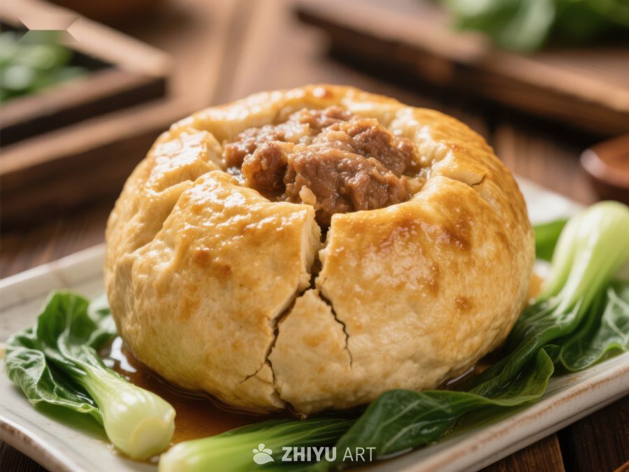 金黄酥皮包裹的美味馅饼 373