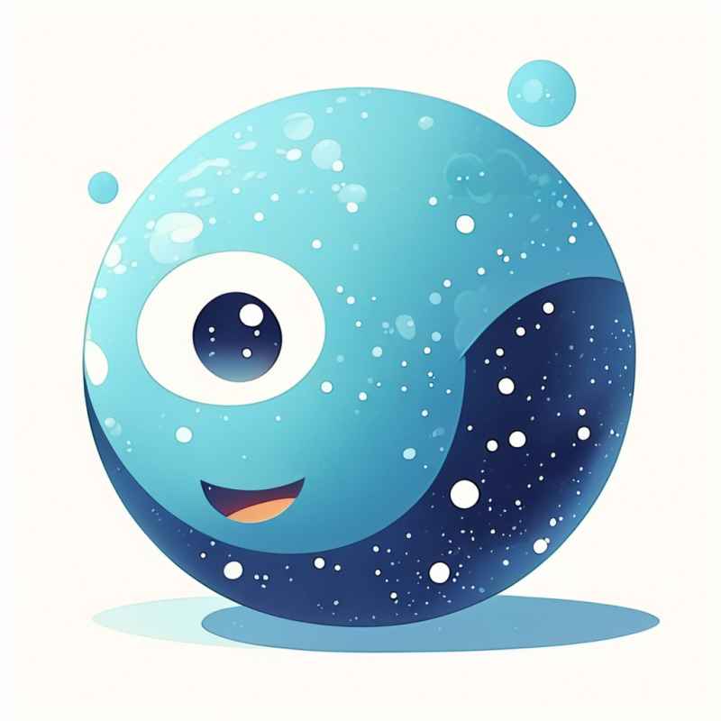 可爱动漫圆形星球 3