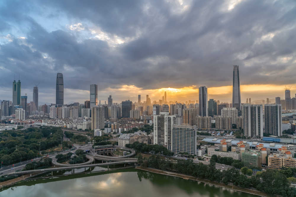 罗湖夕阳