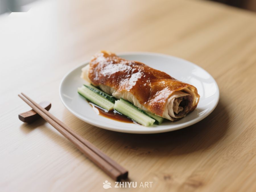 脆皮卷饼配黄瓜条 155