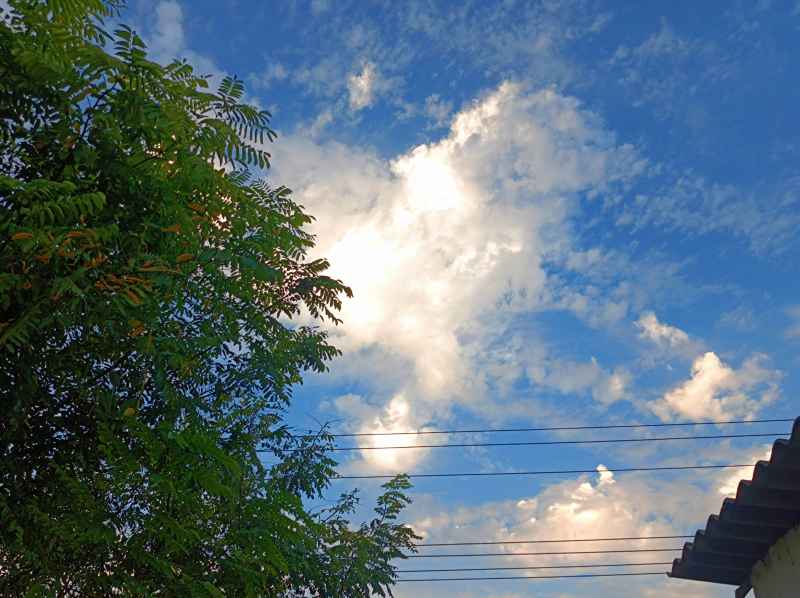 农村的天空