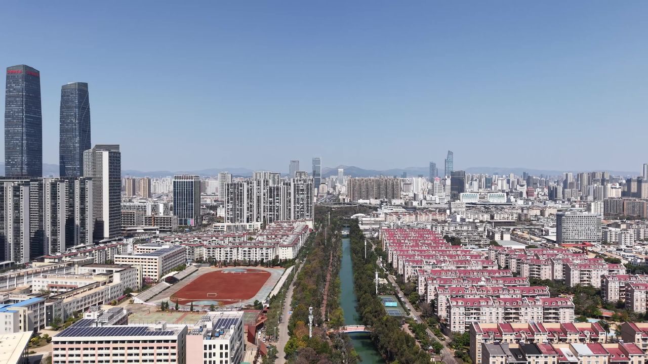 现代都市全景俯瞰