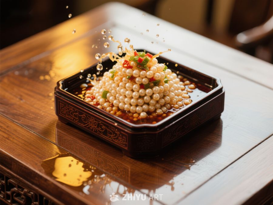 珍珠菜肴创意摆盘 1761