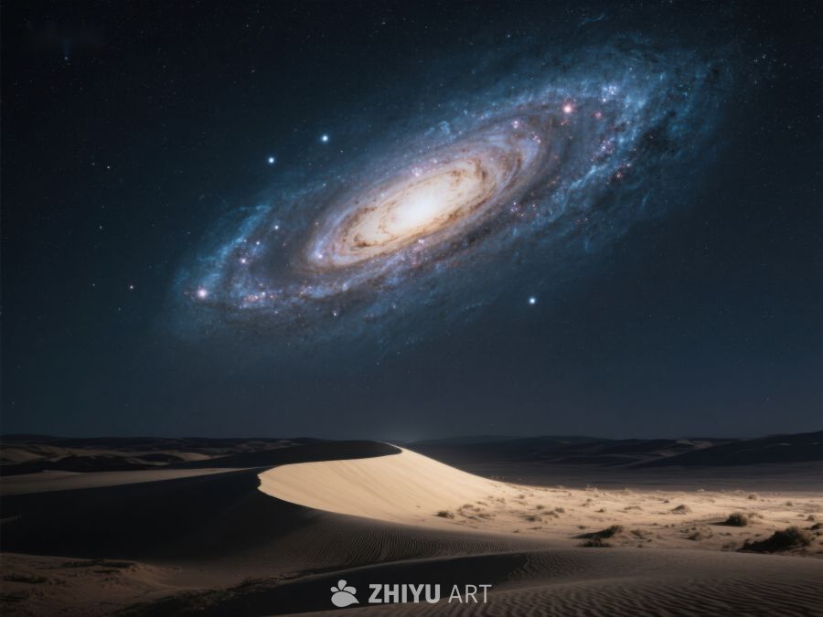 沙漠夜空下的银河系 114