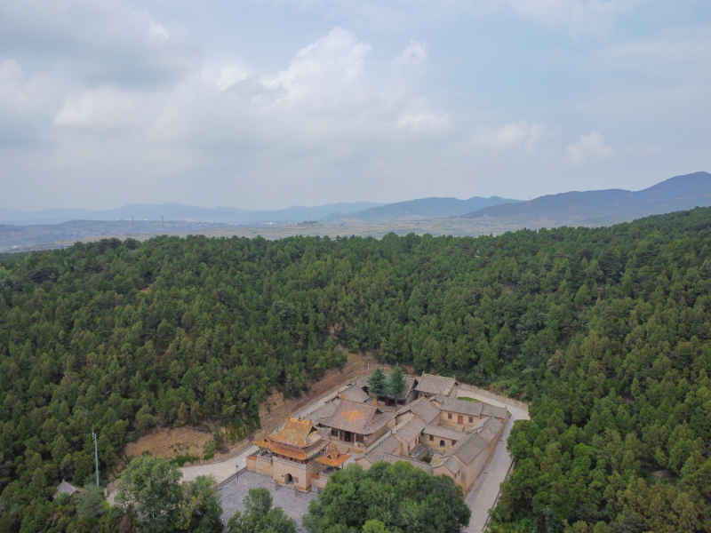 航拍山西晋城古建风光 21
