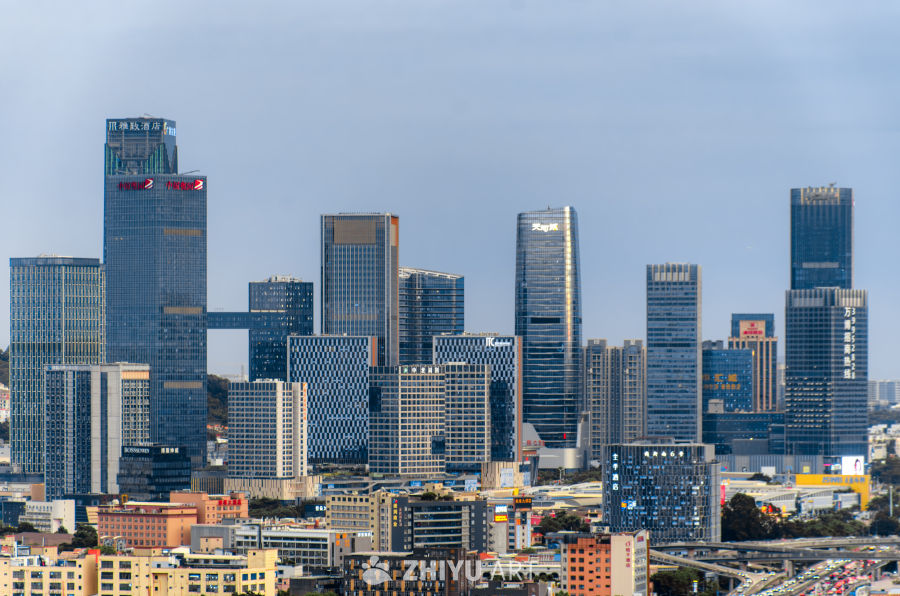 现代都市高楼林立