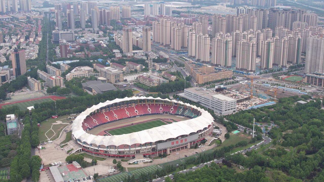 河南郑州城市风光航拍