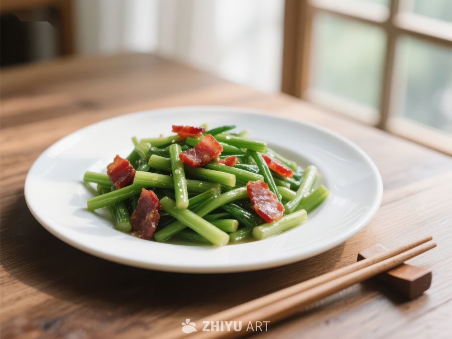 炒豆角配腊肠，简约美味佳肴 27