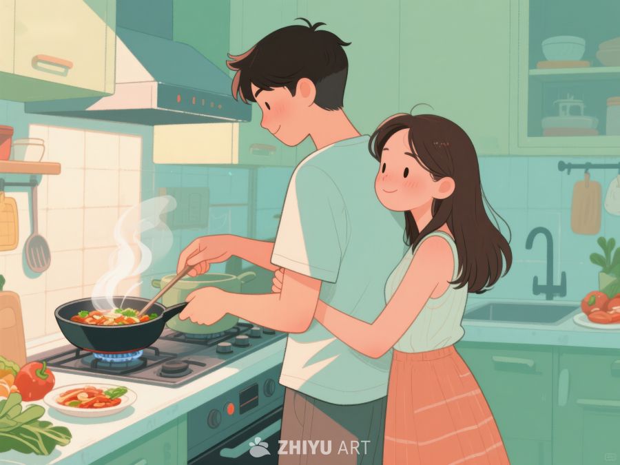 厨房里的温馨烹饪时光 16