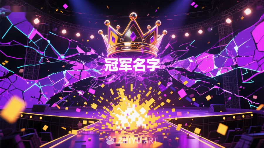 冠军名字：璀璨皇冠与炫彩舞台 96