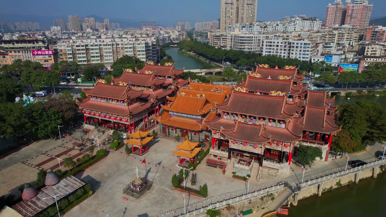 航拍福清茶亭西涧寺 7