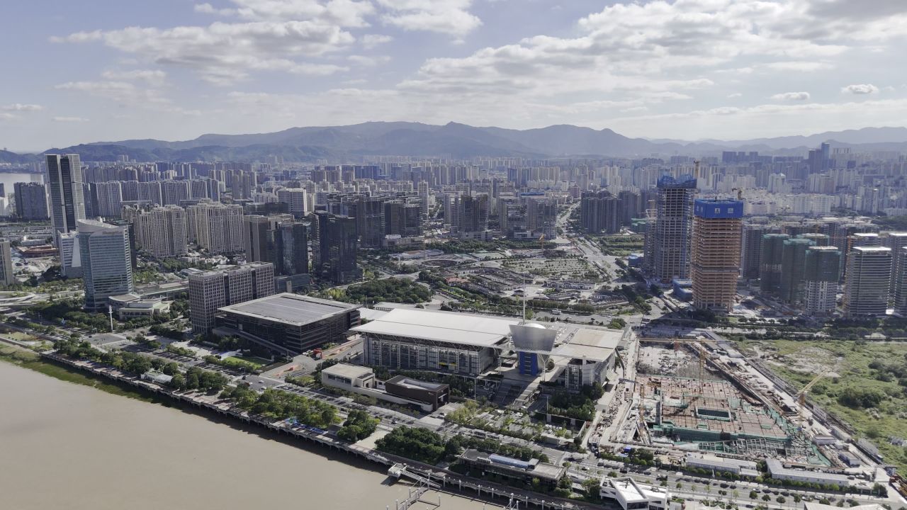 温州晴天城市航拍 32