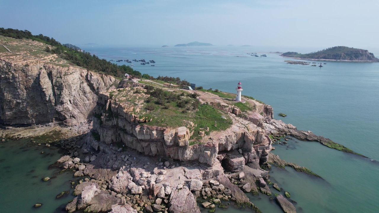 海上岛屿航拍