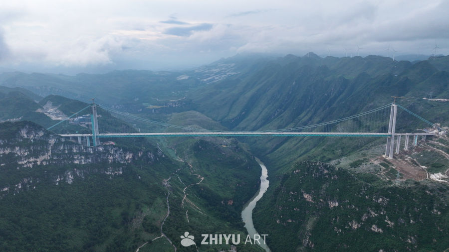 贵州花江峡谷大桥建设 10