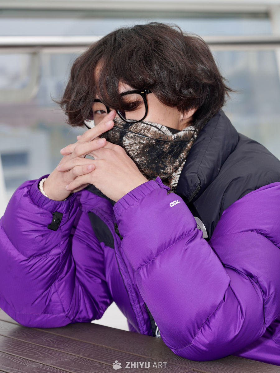 冬日街头的时尚瞬间