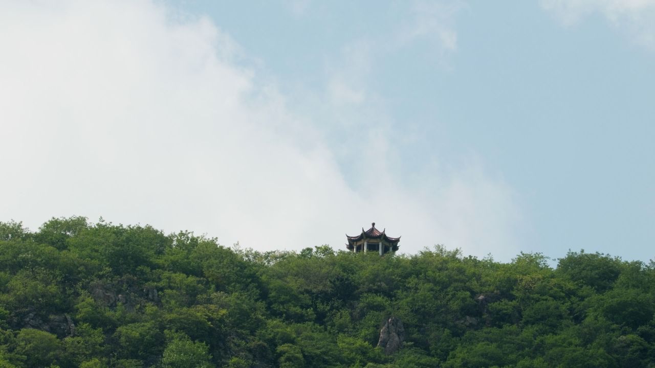 蓝天白云天空乌云天气象风云变幻