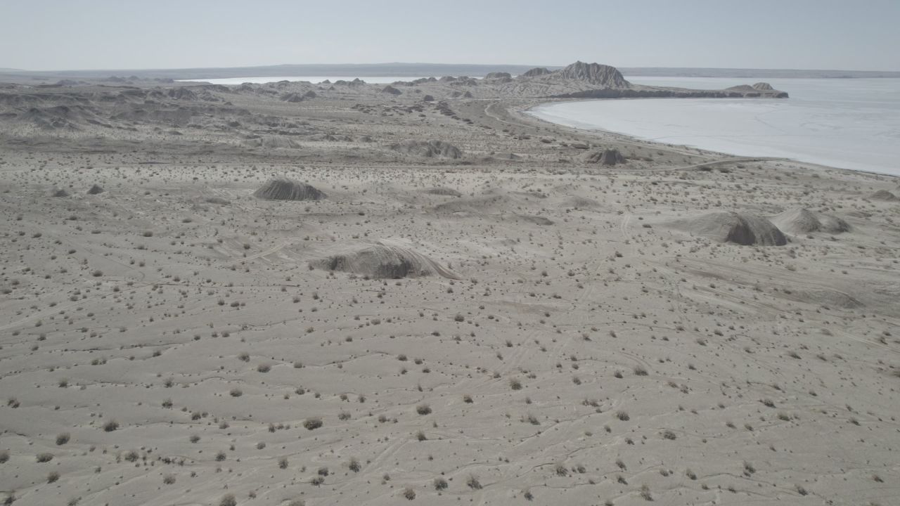 航拍青海托素湖 2
