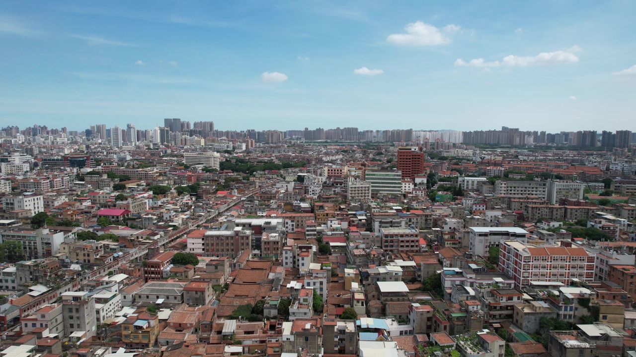 福建泉州城市风光地标建筑航拍
