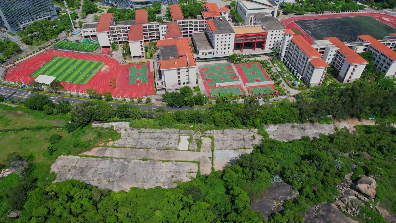 航拍厦门观音山音乐学校 1
