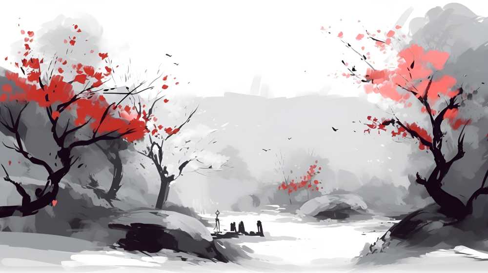 中国风背景图简约
