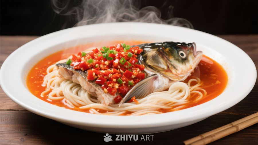 热气腾腾的鱼头面