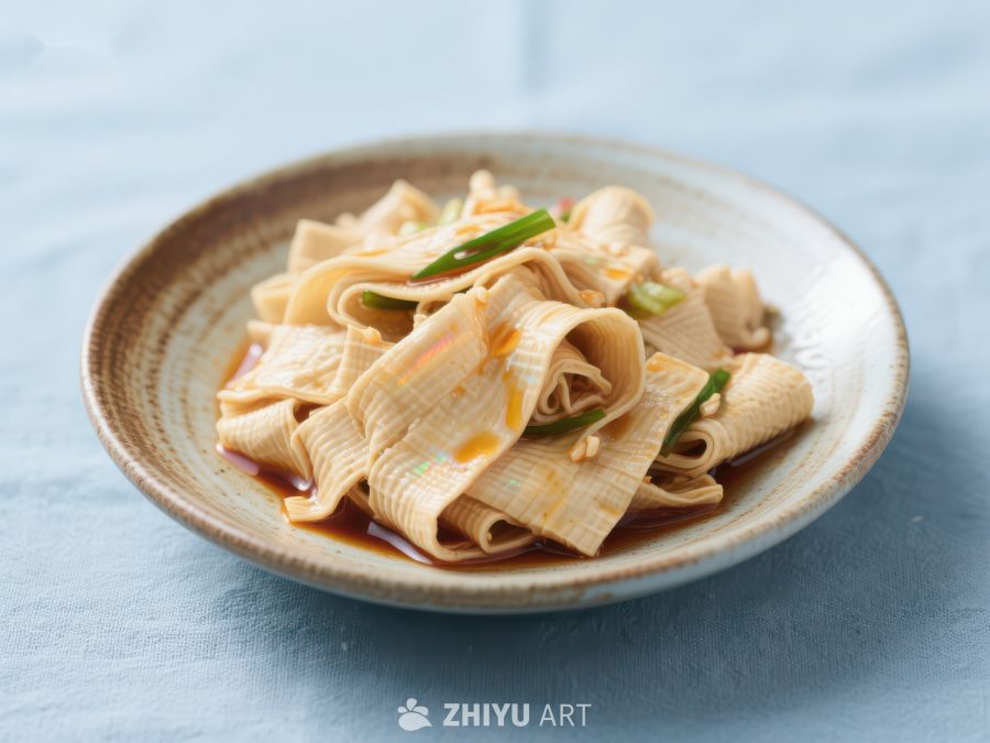 豆腐皮拌菜，清新美味 132