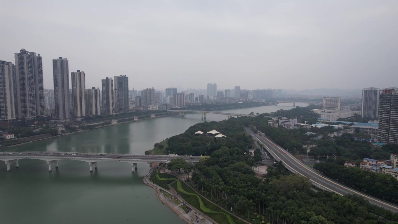 广西南宁城市风光航拍