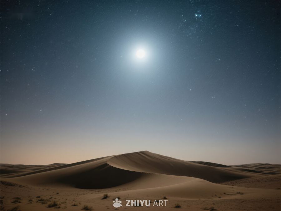 沙漠夜景，星光璀璨 72