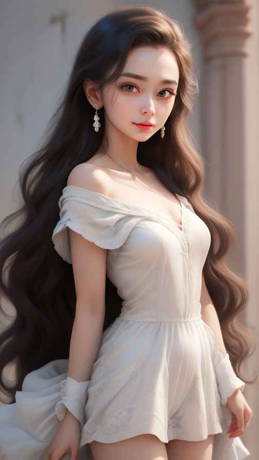 吊带高级美女