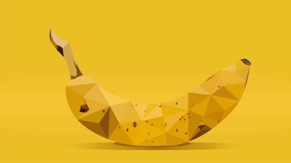香蕉水果艺术抽象