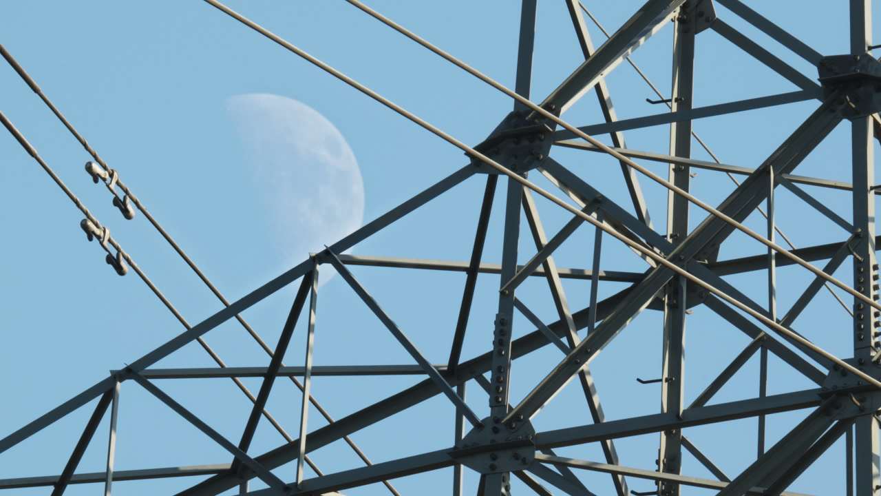 深夜玩天空月亮月球皎洁明月中秋满月 32