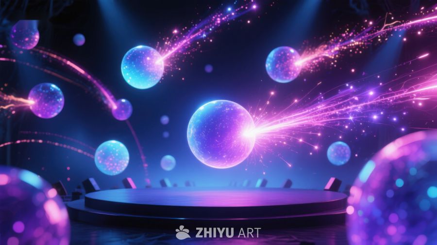 炫彩光球舞台 823