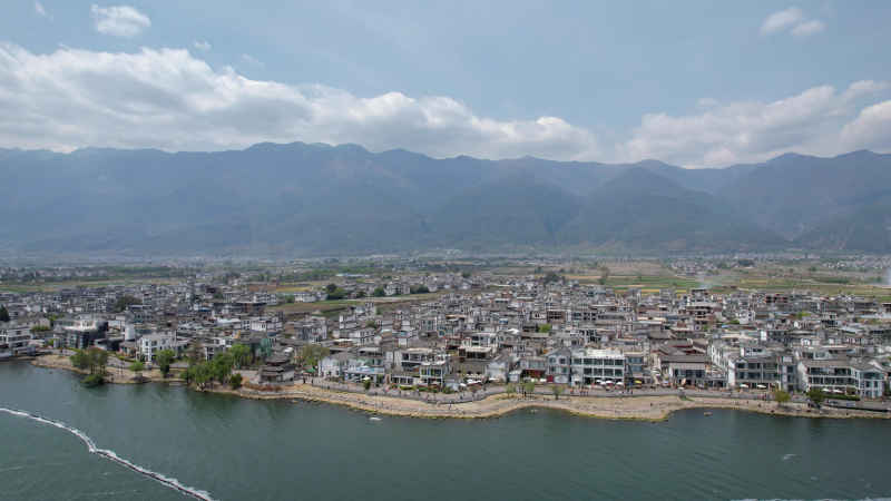 大理洱海S湾航拍