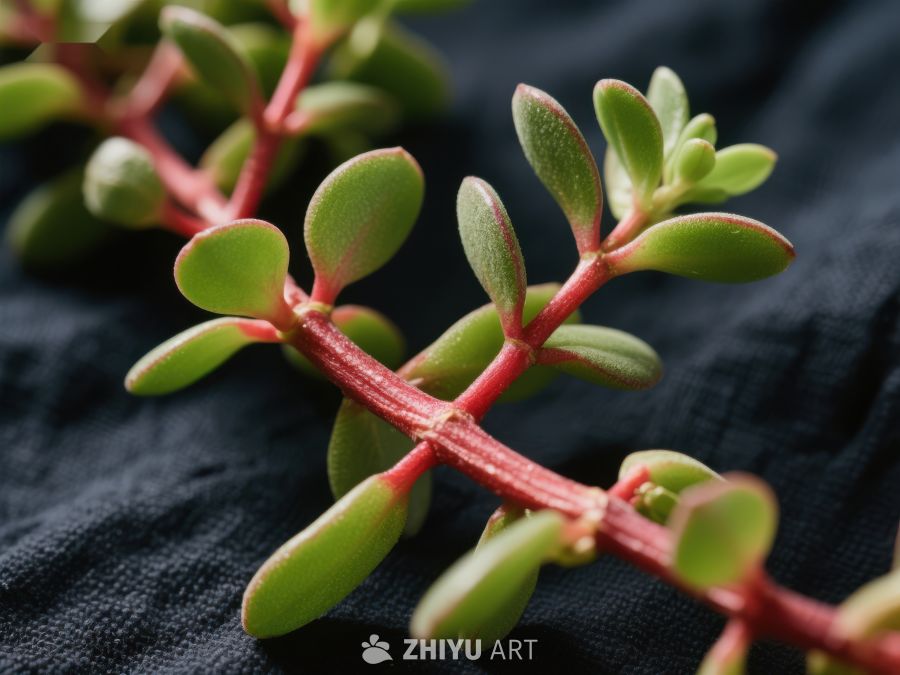 多肉植物的绿色枝叶特写 141