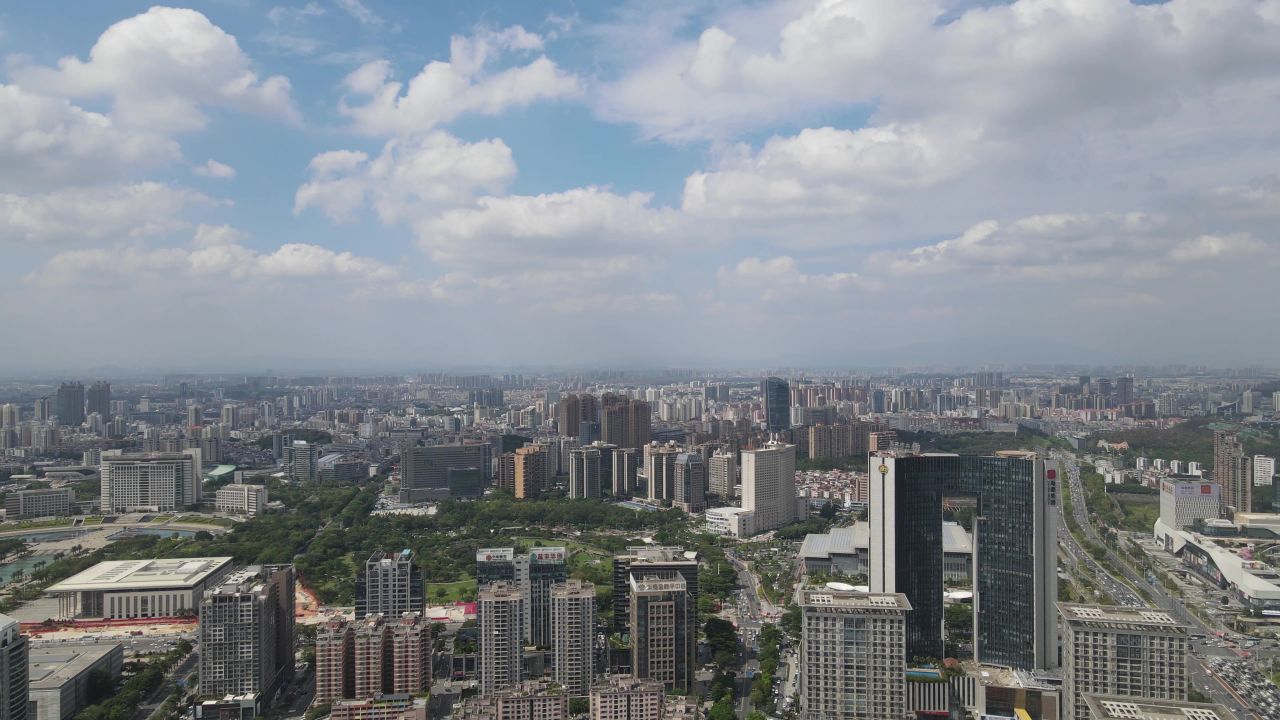 东莞市区航拍