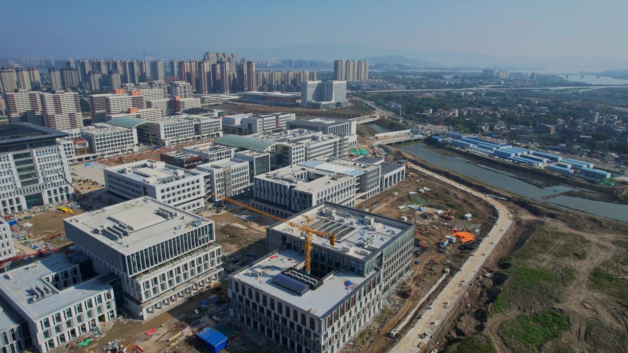 航拍福州福耀科技大学景观 5