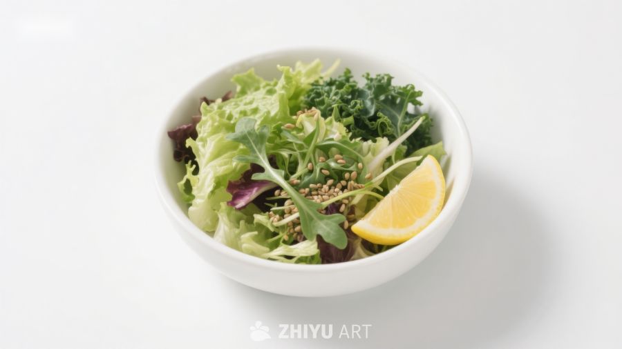 新鲜蔬菜沙拉碗