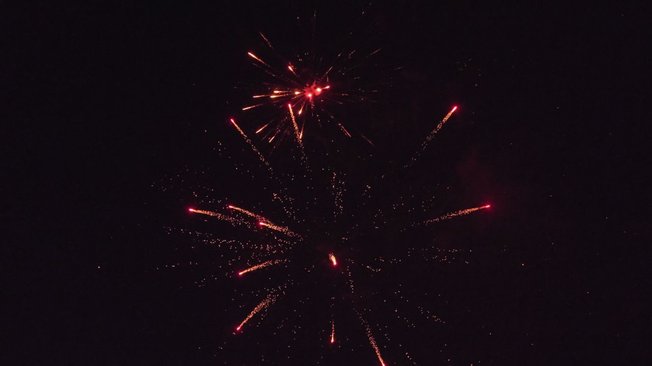 除夕春节日过年燃放烟花爆竹