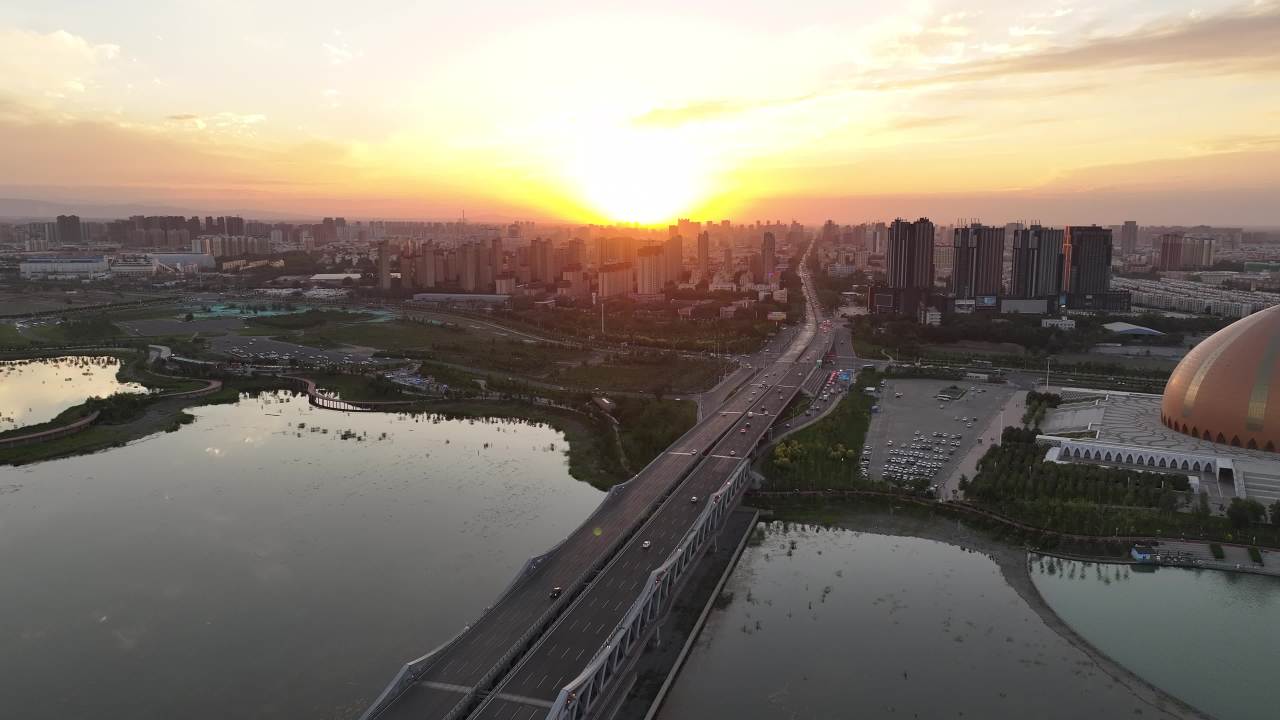 航拍新疆昌吉