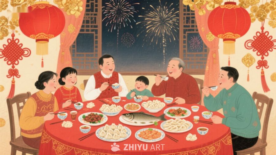 团圆饭：家庭共庆新春佳节 92