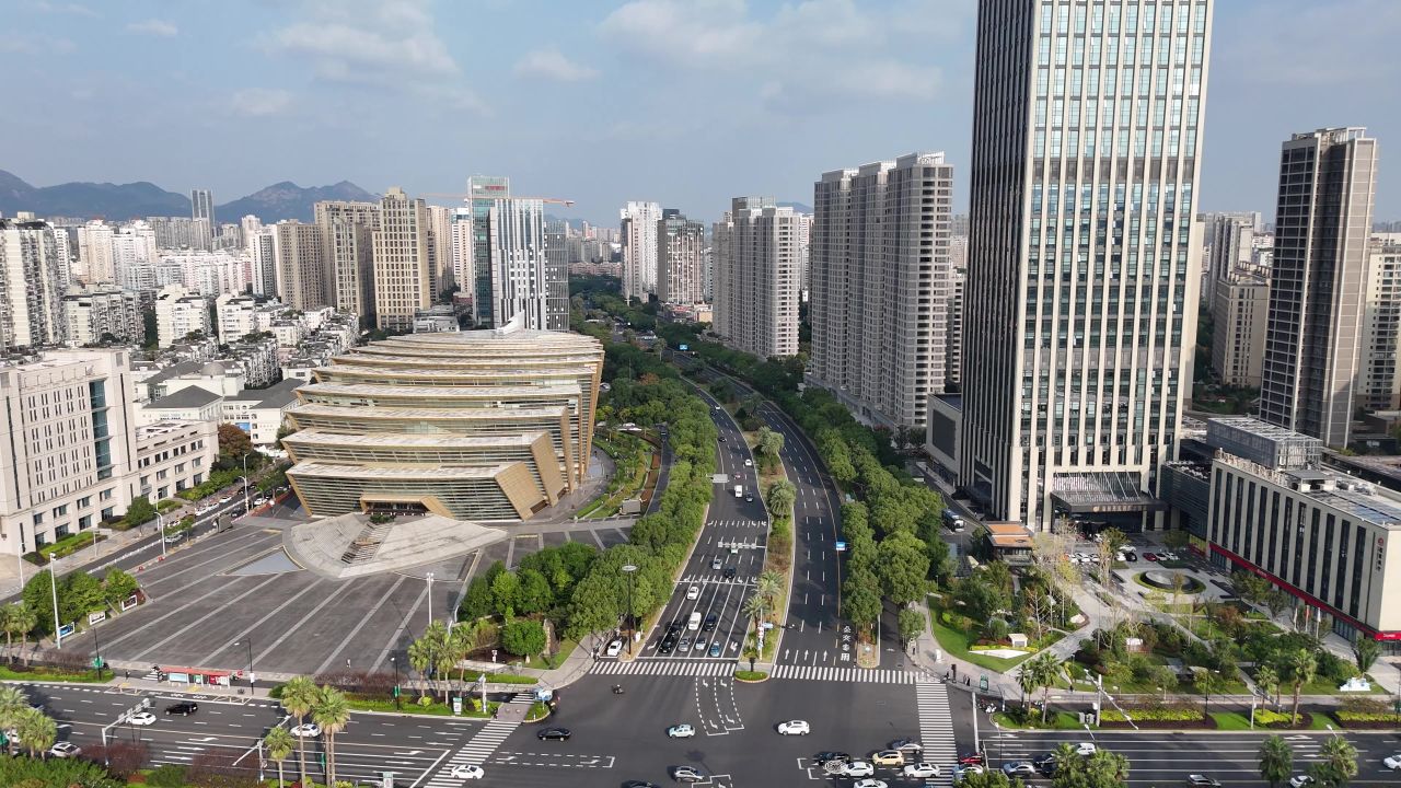 温州中央绿轴和天际线 19